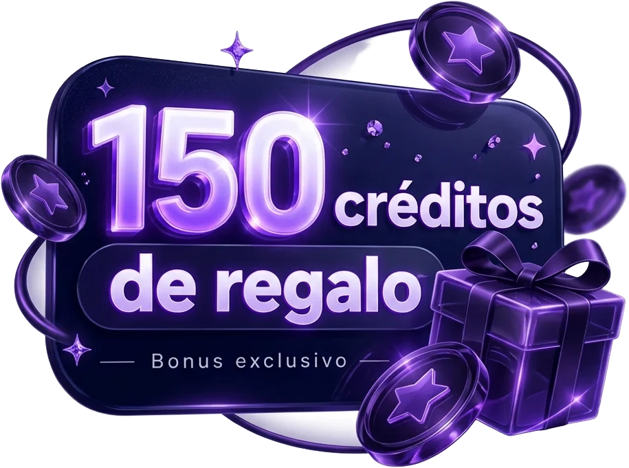 Saldo de 150 créditos para las herramientas de IA